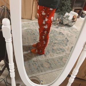 snowman pj bottoms
